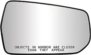 Passenger Side Mirror Replacement for Chevrolet Chevy Malibu 2016 2017 2018 2019 2020 2021 - Right Side Mirror Glass, Rear View Mirrors Glass with Power Heated