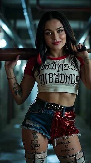Harley Quinn Costume for Halloween ♦️🖤