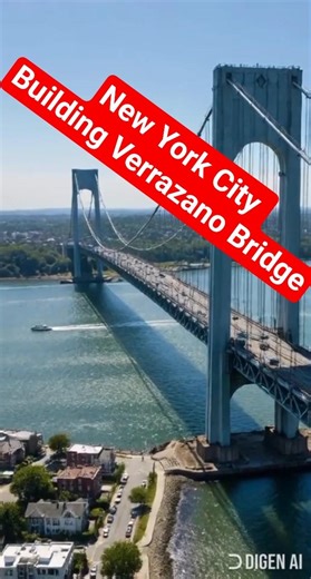 New York City Building Verrazano Bridge #NewYorkCity #NYC #NewYork #NYCLife #MafiaNYC
