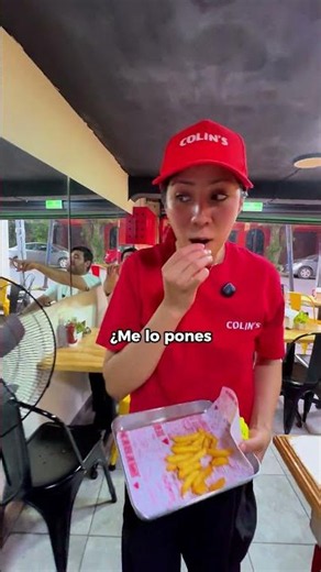 ¿Para llevar? Ya me estaba cobrando en papas. 🍟🤡