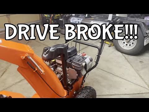 Ariens Snowblower Drive Not Working Small Engine Repair
