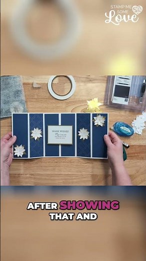 EllyMae Habets Finished Card Reveal Simple DIY Card Design Tutorial