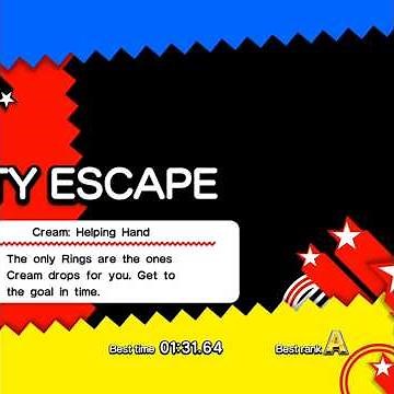 City Escape: Act 2 Challenge 1 [Cream - Helping Hand] [S Rank] [No Damage]
