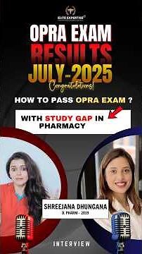 Cleared OPRA in 3 Months | Student Success Story with Elite Expertise 2025