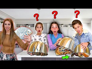 First To FINISH What's UNDERNEATH Their Plate WINS A Mystery Prize | Familia Diamond