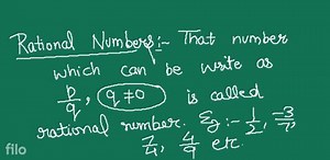 What is a rational numbers... | Filo