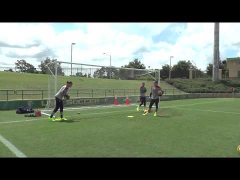 USWNT Goalkeepers raw training footage.
