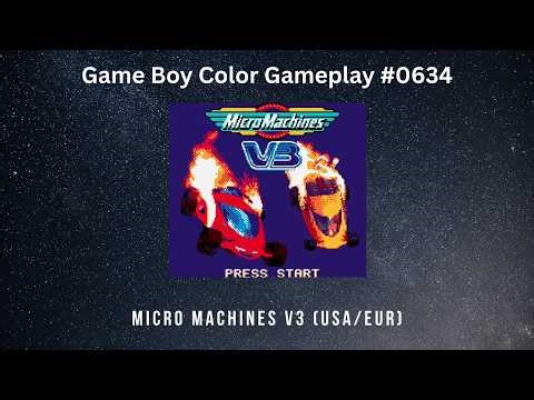 Micro Macines V3 (USA/EUR) (Game Boy Color / Gameplay #634)