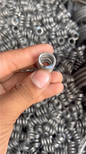 Small spring grinding and finishing process #diy