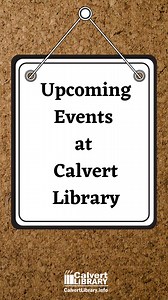 Here are Calvert Library's upcoming events for the week of June 25 to July 1. Find these events and many more by following the link below to our complete calendar of events: http://bit.ly/CalvertLibraryEvents #CalvertLibrary #OnlineEvents #MDlibraries | Calvert Library
