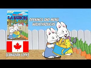 Max and Ruby Bunny Season Canadian 2015 DVD Openings & Menus