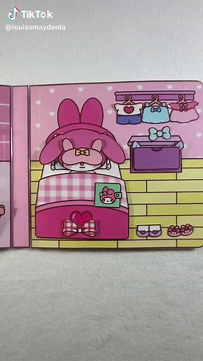 DIY My Melody Paper Doll Tutorial