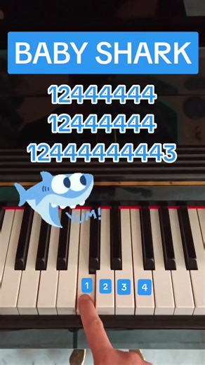 667K views · 3.9K reactions | Baby shark #piano #pianotutorial #pianolessons #short #pianomusicalite | Piano Musicalité | Facebook