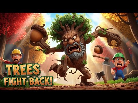 Grandpa Tree Protects The Forest (3D Animated Story)