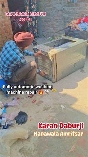 Fully automatic washing machine repair 🛠️🔥 #homeappliance