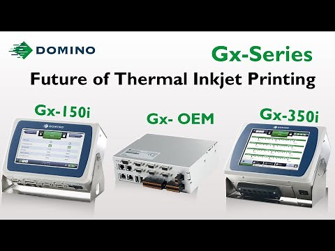 Domino New Gx-Series Thermal Inkjet Printing solutions
