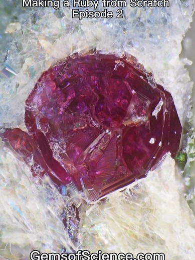 The quest continues in episode 2 of making a ruby from scratch! I set a new personal best on ruby growth and I have a clear path for the next experiments--wish me luck! #gemstones #ruby #gems #science #chemistry