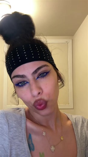 Long awaited eyeliner tutorial using the Blue Absolute Gel Eyeliner 💙 #fyp #ontario #eyeliner #makeuptutorial #blueyeliner