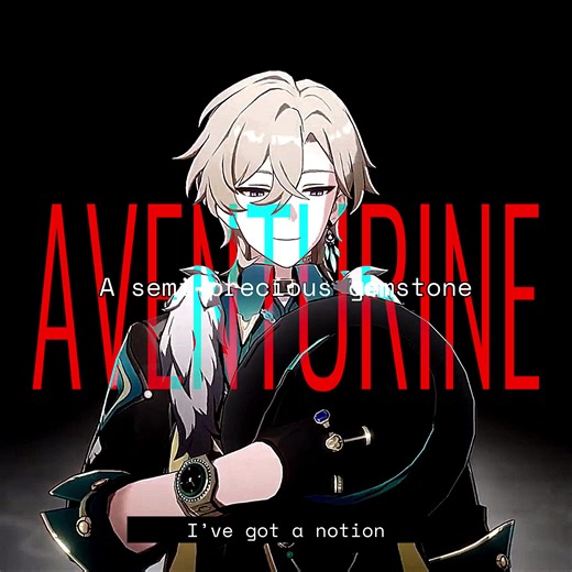 He haunts me. He would not leave me alone until I edited him. This is choppy as hell and I can’t figure out why so I just gave up and left it as is #aventurineedit #hsr #honkaistarrail