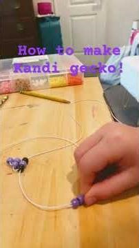 How to make Kandi gecko/lizard! #kandi#toutorial#fast