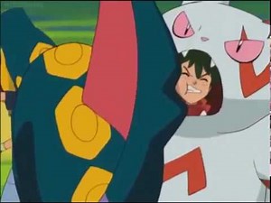 Pokemon Advanced Generation - Nicholai and Ash disguises into Zangoose and Seviper