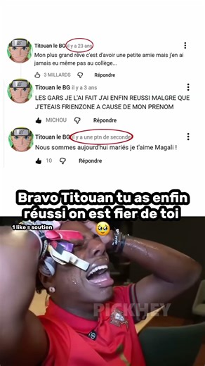 Bravo Titouan on est tous fier de toi 🥹