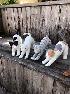 Crochet Cat Pattern Set – 4 Amigurumi Stretch Cats (no Sewing Required), PDF Tutorial in English - Etsy