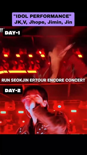 KJ on Instagram: "Jungkook, Jhope,, jin, jimin, V Performed IDOL on day1 and Day2 IDOL Bts"