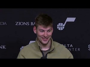 Kyle Filipowski PostGame Interview | Houston Rockets vs Utah Jazz