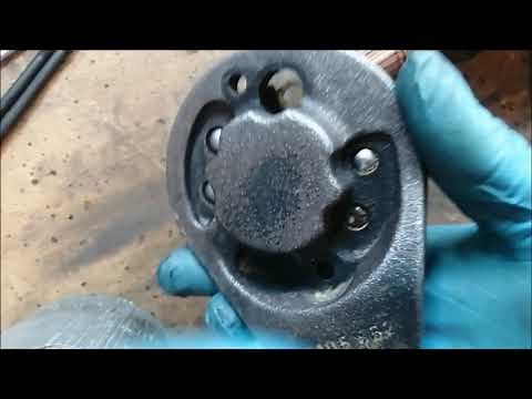 Gleichstrom-Lichtmaschine Generator zerlegen montieren Kohlen Lager Wicklung D+ D- DF Traktor IHC 2