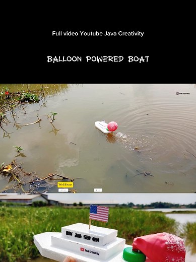 Balloon powered boat using styrofoam DIY Boat for science project and school project 😍😜 How to make it? ⬇️ • Youtube Java Creativity #boat #boats #boating #boatlife #diy #craft #diyproject #diycraft #diycrafts #crafts #crafting #crafty #toy #toys #toysforkids #toystory #school #schoolproject #kids #kid #children #student #class #homemade #handmade #ideas #idea #how #howto #tutorial #science #scienceismagic #scienceexperiments #scienceathome #sciencefacts #scienceexperiment #scienceproject #for