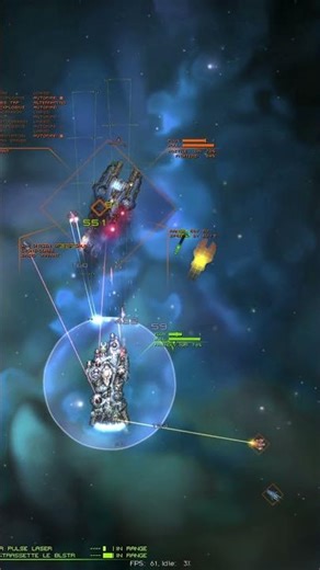 1 vs 1 - Aurora vs Lyons #starsector #spacesim #sandbox
