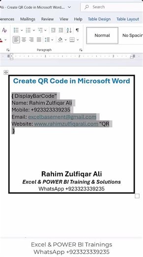 Awesome Trick! How to Create QR Code in Microsoft Word