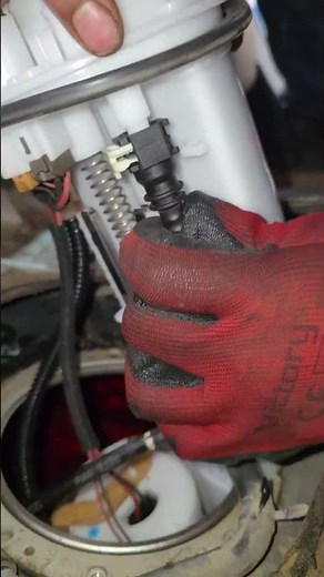 Fuel Pump Module Assembly is being fitted ⛽​​🛠️#FuelPump #FuelPumpModule #FuelSystem #vehicleengine