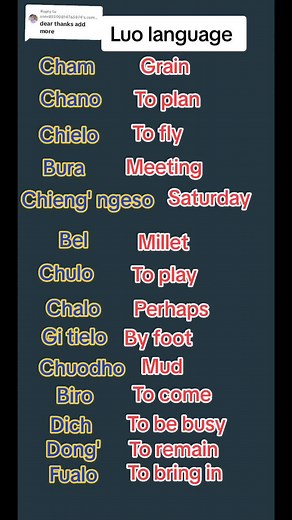 Learn Luo Language Phrases with Jojezz.888