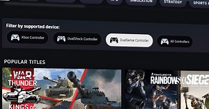 It's now much easier to find games on Steam that support PlayStation controllers