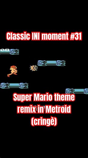 Mario theme remix in Metroid #metroid #nes #nintendo #nintendones #metroidmemes #metroidvania #funny
