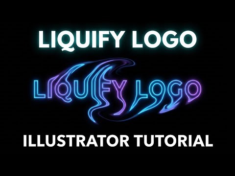 Liquify Text Effect Logo Design Tutorial in illustrator