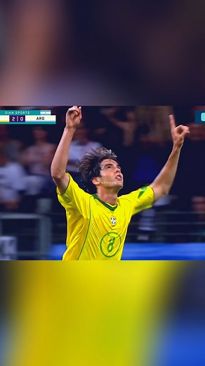 Brasil 4 x 1 Argentina – Golaços de Adriano, Kaká, Ronaldinho e Robinho