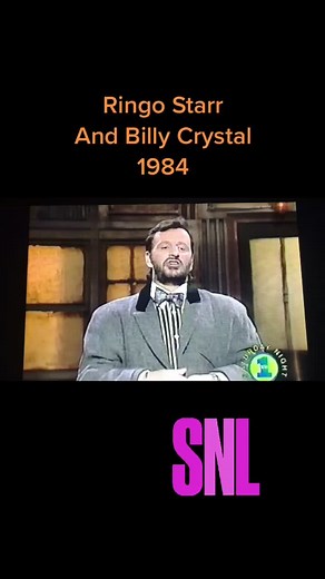 Ringo Starr y Billy Crystal en SNL 1984