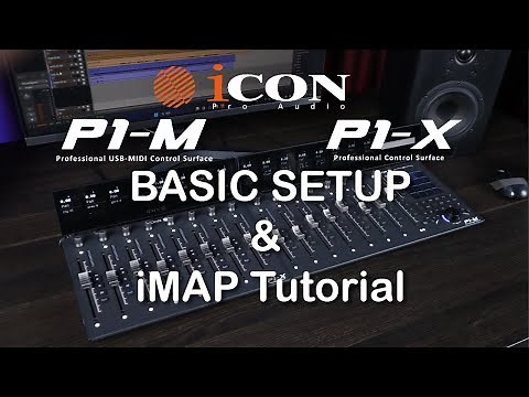 P1M DAW Controller +P1X DAW Control Expander Basic Setup and iMAP Tutorial