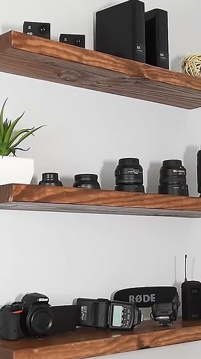 138K views · 1.3K reactions | Making FLOATING SHELVES No bracket...