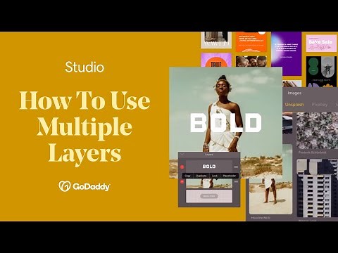 How to Use Multiple Layers | GoDaddy Studio