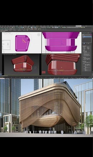 Speed modeling of The Fosun Foundation Foster + Partners - 3ds Max