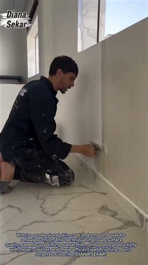 Wall Skimming & Smoothing Technique | Fast Plaster Finishing for Perfect Walls