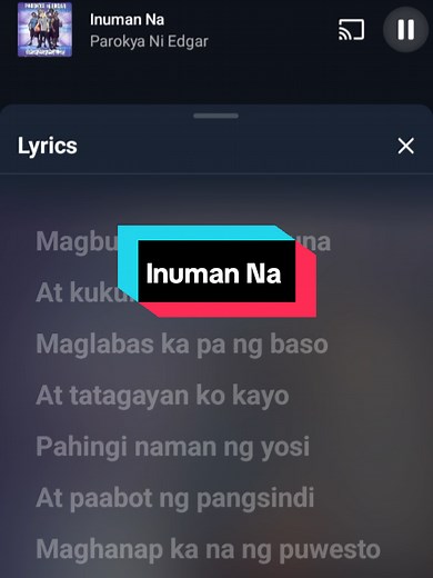 Inuman Na #fyp #songlyrics #trendingmusic #lyricsvideo #4u