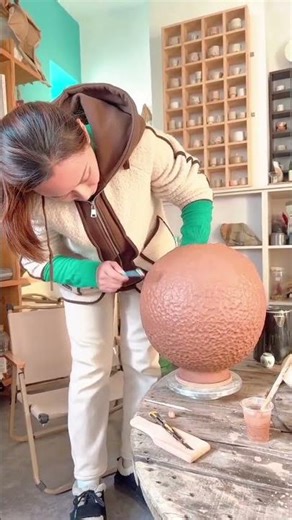 Creating a Textured Clay Masterpiece Hand Carving Details