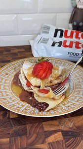 Tortilla Crêpes hack 🥞 #EasyRecipe #TortillaCrêpes #Dessert | Cooking With Kyle