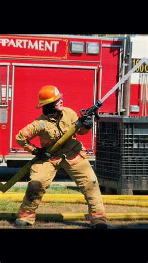 Hose and ladder training. #explorers #firefighter #fire #firetraining