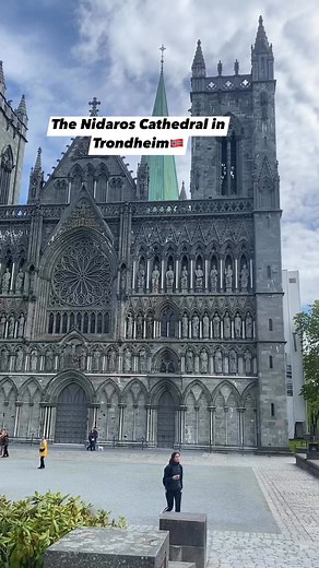 The Nidaros Cathedral in Trondheim 🇳🇴. #church #cathedral #norway #trondheim | Cynthia Remvik